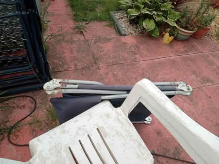 Photo of free Navy sun lounger (Hanworth TW13) #1