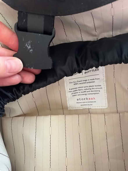 Photo of free Black rucksack/nappy bag (BA2) #3