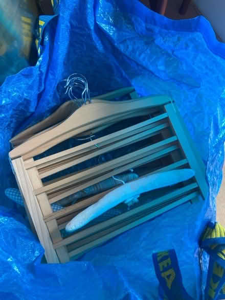 Photo of free Wooden Trouser hangers (St Margarets TW1) #1