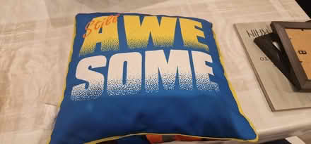 Photo of free Children's soft pillows (smile face and lego movie motifs) (Burnham SL2) #3