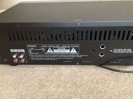 Photo of free Aiwa AD-F410 cassette deck, vintage and untested (Brooke NR15) #2