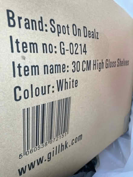 Photo of free Floating shelves 30cm square white (Twickenham Green) #1