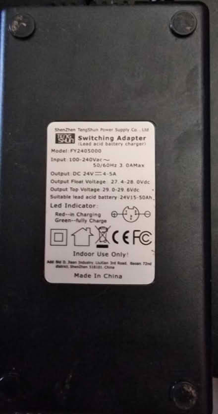 Photo of free Invacare Leo Mobility Scooter Battery Charger (Langney BN23) (Stone Cross BN23) #2
