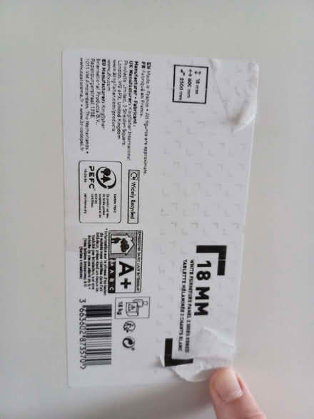 Photo of free White furniture board (King's Hedges Ward CB4) #1