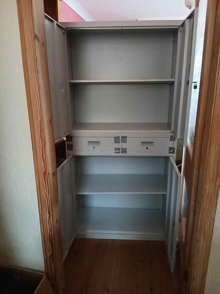 Photo of free Tall Metal Cabinet (North West Ipswich) #1