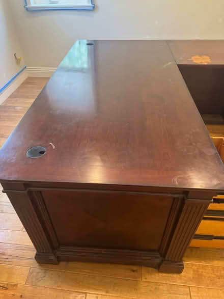 Photo of free Large L-shaped Desk (La Habra) #4