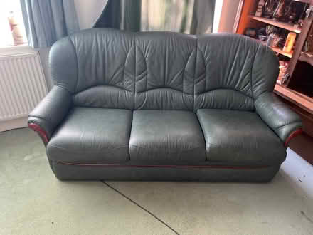 Photo of free Leather sofa matching chair (Rh149pa) #1
