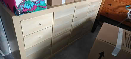 Photo of free IKEA Kallax 4x 2 with inserts (Willowbrae, EH8) #1