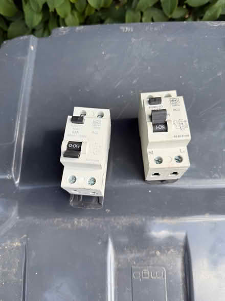 Photo of free Two 63A MK RCCBs (2-pole RCD) (Coley Ave Area RG1) #1