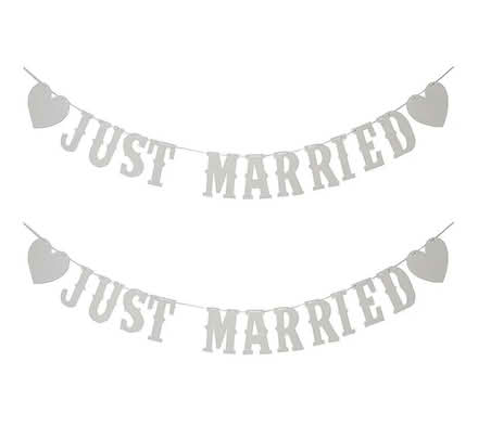 Photo of free Just married banner (Higher Hurdsfield SK10) #1