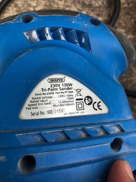 Photo of free Sander and Pads (High Green, S35) #2