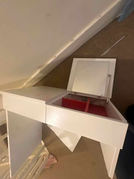 Photo of free Broken ikea desk with mirror (KT8 East Molesey) #1
