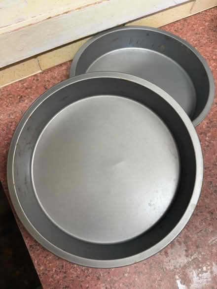 Photo of free 20cm/8” (ish) Shallow Cake Tins (Frecheville S12) #1