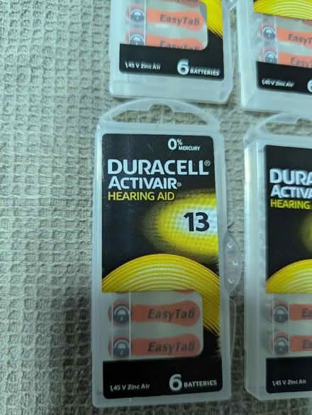 Photo of free 3 full PACs of Active Ait hearing aid batteries (Grangeway area NN10) #1