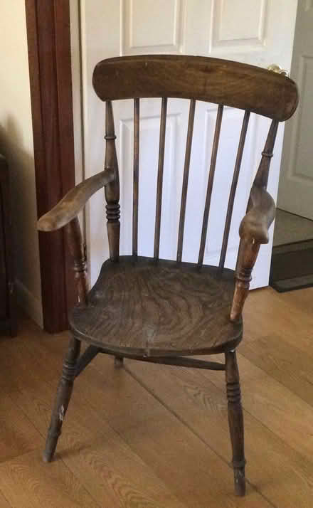 Photo of free Wooden chair (Bishop's Castle town) #1