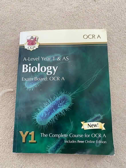 Photo of free A level Biology book (Bh23) #1