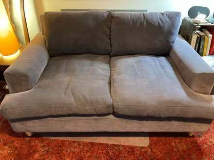Photo of free Blue two seater sofa (Chorlton M21) #2