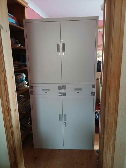 Photo of free Tall Metal Cabinet (North West Ipswich) #2