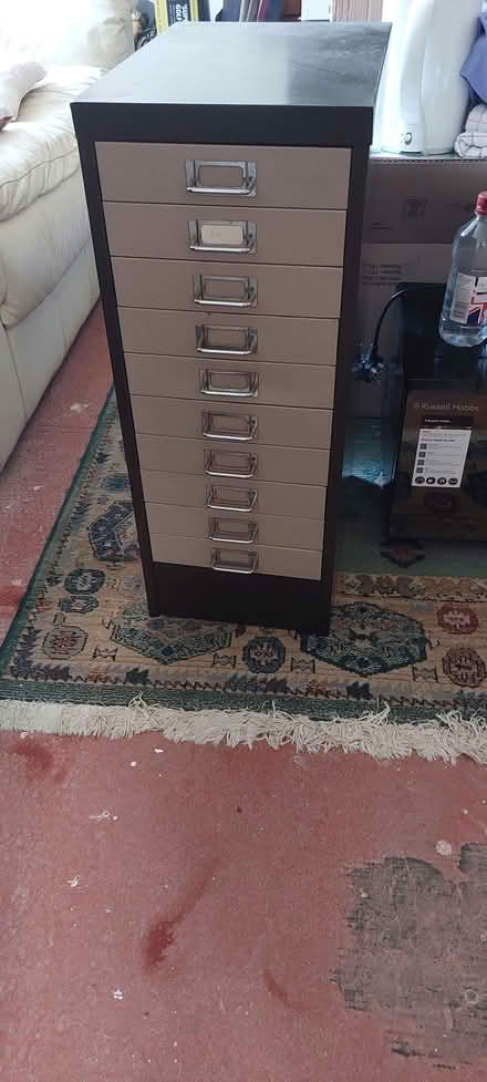 Photo of free Metal filing drawers matches cabinet (Hersham KT12) #1