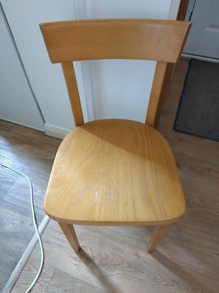 Photo of free 4 wooden IKEA dining chairs, 3 in good condition (King's Hedges Ward CB4) #1