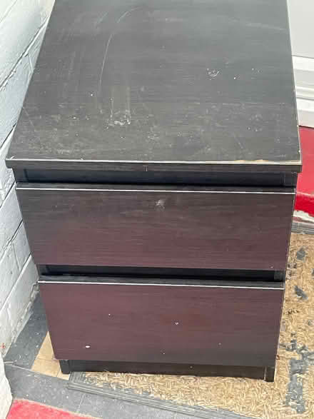 Photo of free Black bedside cabinet (Stafford ST17) #1