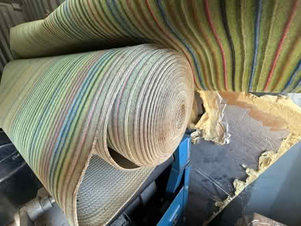 Photo of free Green striped carpet (NG16) #2