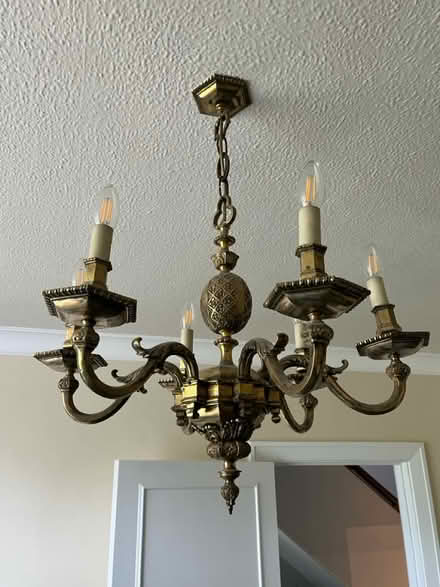 Photo of free Large Brass Chandelier (Fulwood S10) #1