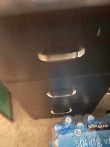 Photo of free Computer desk 3 draws black good condition (Strood ME2) #1