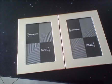 Photo of free Double picture frame - steel (Castle Eaton, SN6) #1