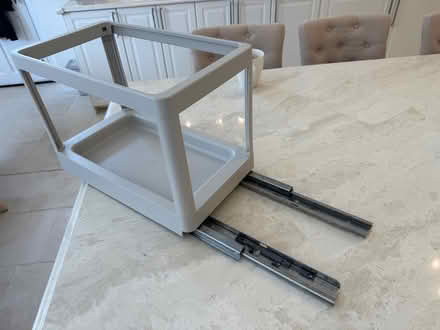 Photo of free IKEA Bin holder on tracks (Williamson Park) #2