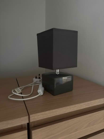 Photo of free x2 grey bedside lamp (Swindon SN25) #1