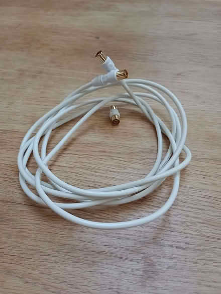 Photo of free Coaxial Cable with Male to Male Coupler - 3m (North Hinksey OX2) #1