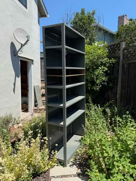 Photo of free Tall shelf unit (Central Belmont) #1