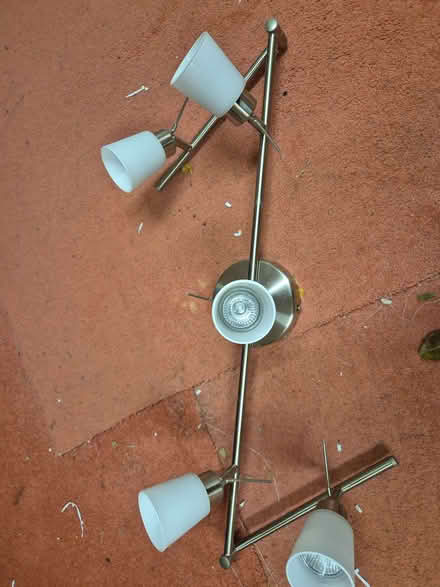 Photo of free Satin chrome IKEA ceiling light with 5 lights (Shenley Lodge MK5) #2