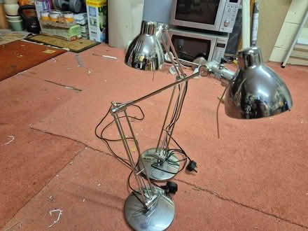 Photo of free Pair of IKEA chrome study lamps (Shenley Lodge MK5) #2