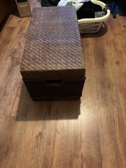 Photo of free Wicker Ottoman (L12) #2
