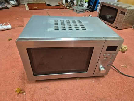 Photo of free Silver coloured microwave (Shenley Lodge MK5) #1