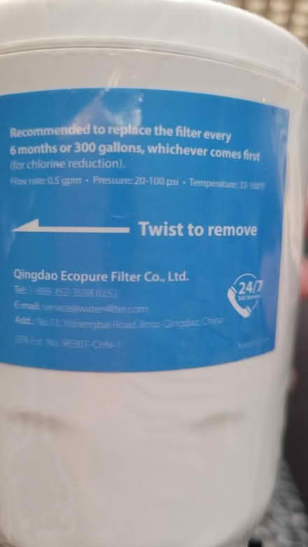 Photo of free water filter for fridge (Morden (Morden (near Ravensbury Park)) #3