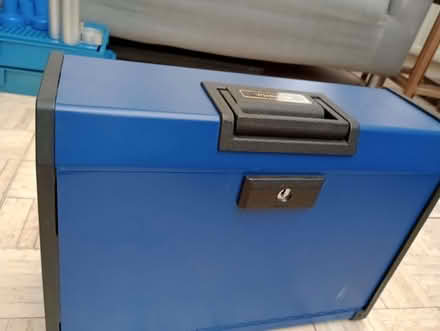 Photo of free Metal filing box with hangers (New Greens AL3) #2