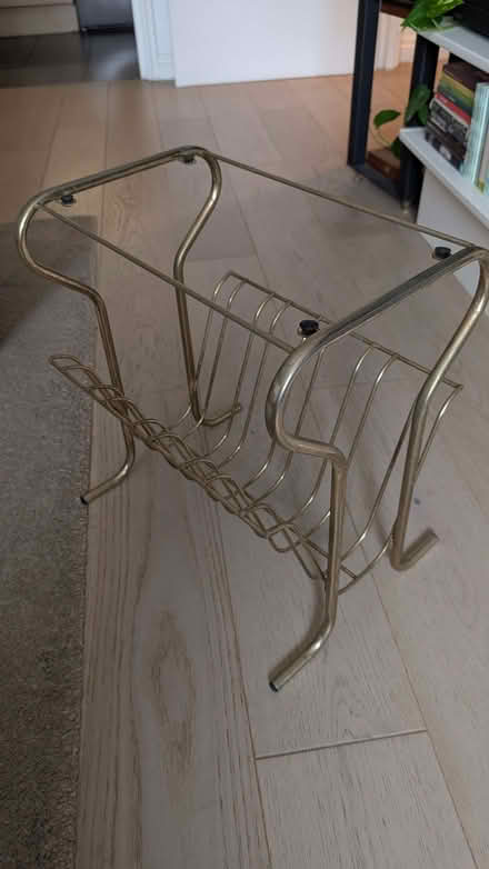 Photo of free Vintage Magazine Rack - needs glass on top (N1) #1