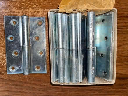 Photo of free 8 x 4” steel hinges (Welling DA16) #1