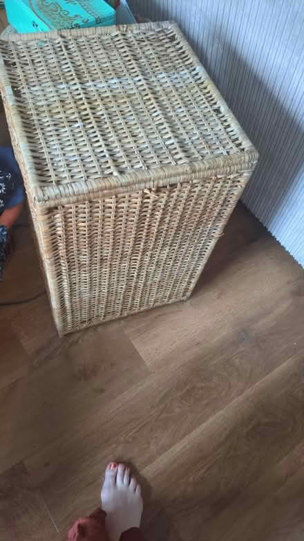 Photo of free Wicker Laundry Basket (SE16) #1