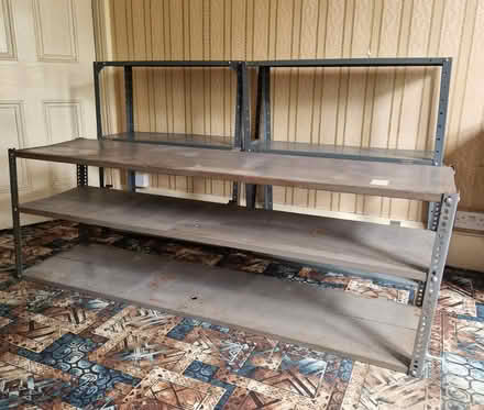 Photo of free Metal shelving (Clapham Park) #1