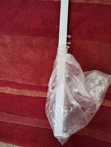 Photo of free White curtain rail (Edginswell TQ2) #1