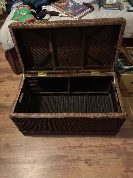 Photo of free Wicker Ottoman (L12) #1