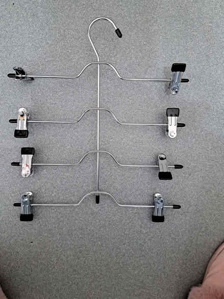Photo of free Multi Item Trouser / Skirt hangers (Carterton OX18) #1