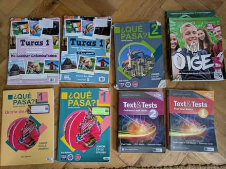 Photo of free Junior cycle textbooks (Glenageary) #1