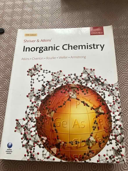Photo of free Inorganic chemistry book (IP4) #1