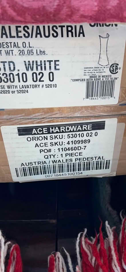 Photo of free Pedestal Sink (Eureka) #2