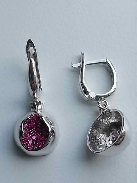 Photo of free Silver Pomegranate Earrings (Dow’s Lake) #1